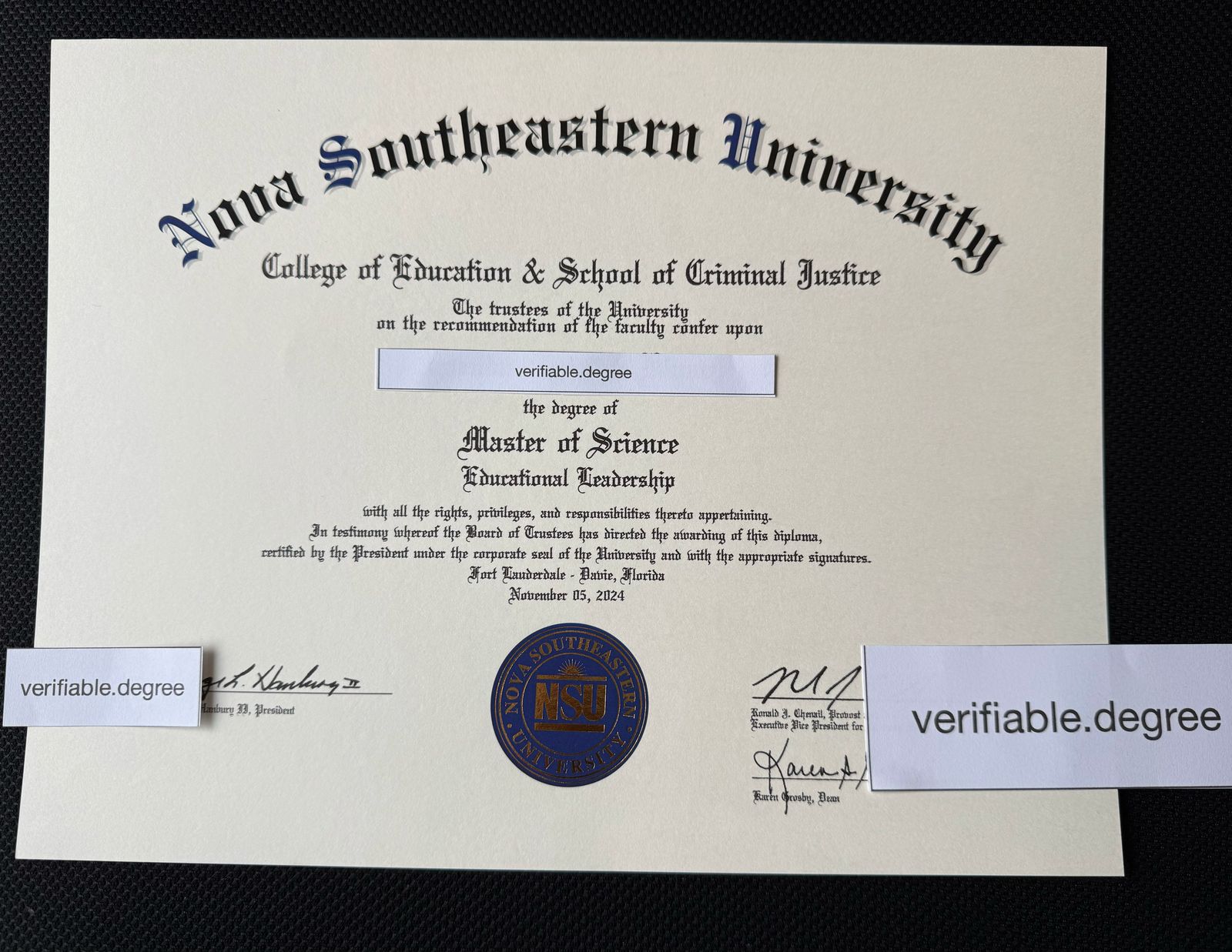 Masters Science USA