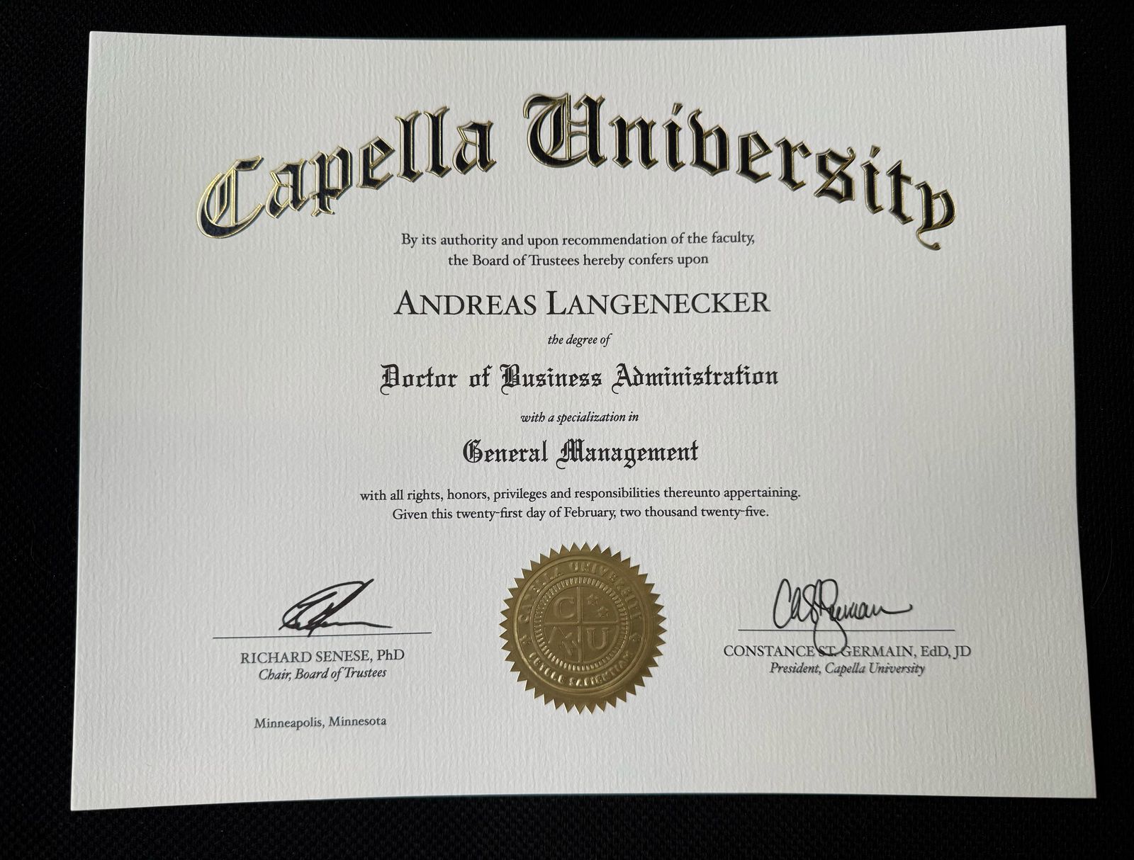 PhD Business Administration USA